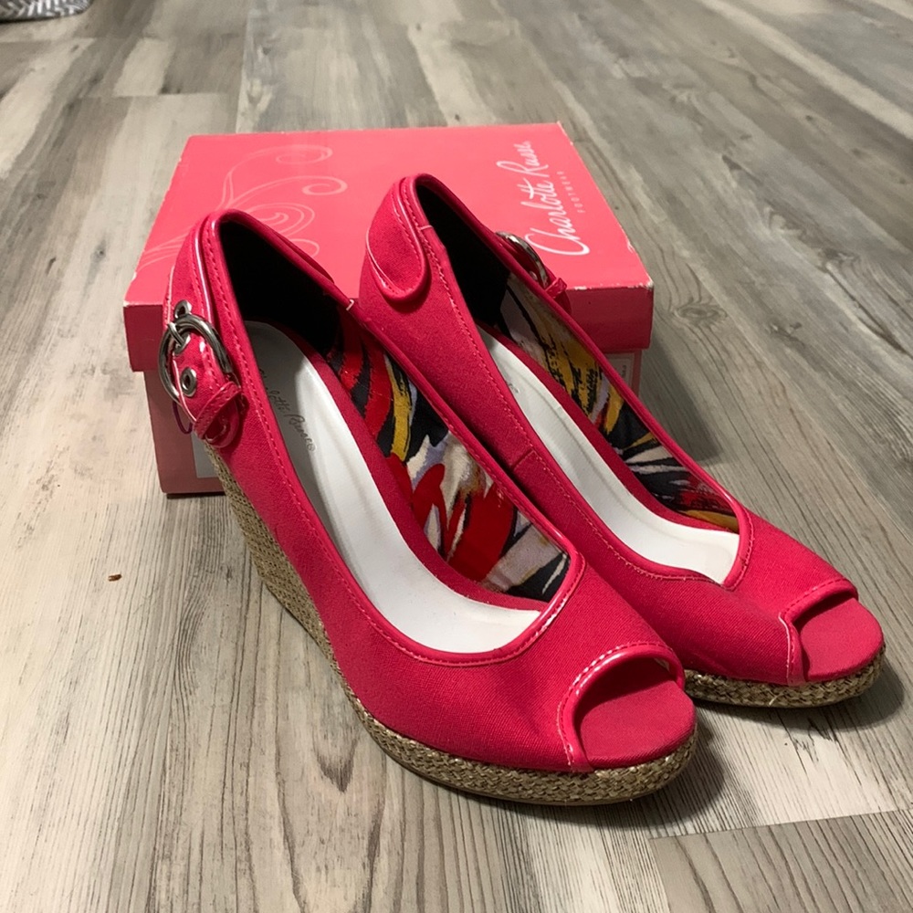 Brand New Pink Wedges